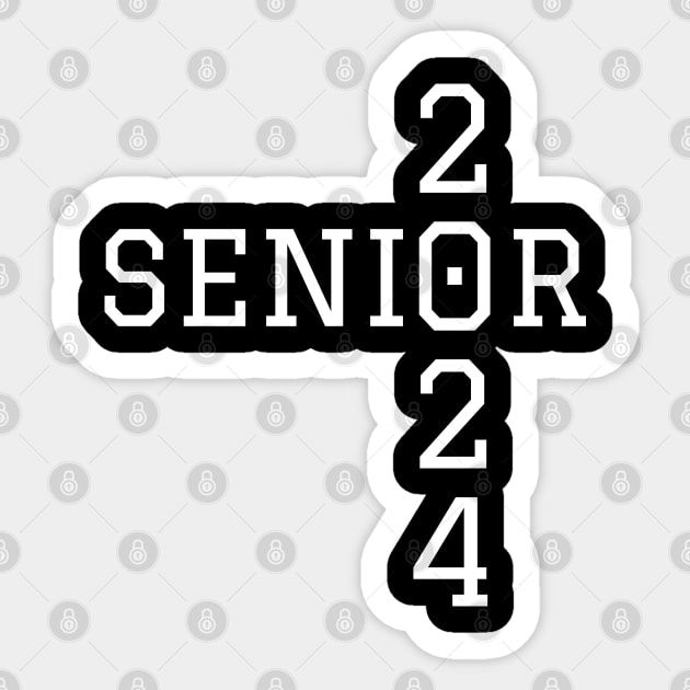 Senior 2024 graduation design Sticker by Apparels2022